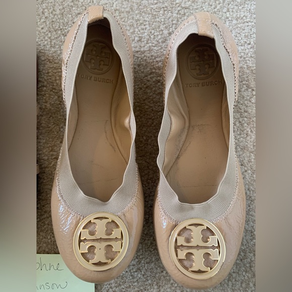 Tory Burch Shoes - Euc Tory Burch flats nude color size 5